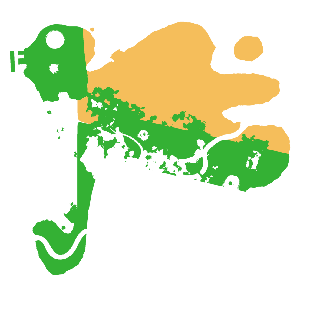 Biome Rust Map: Procedural Map, Size: 3000, Seed: 235992807