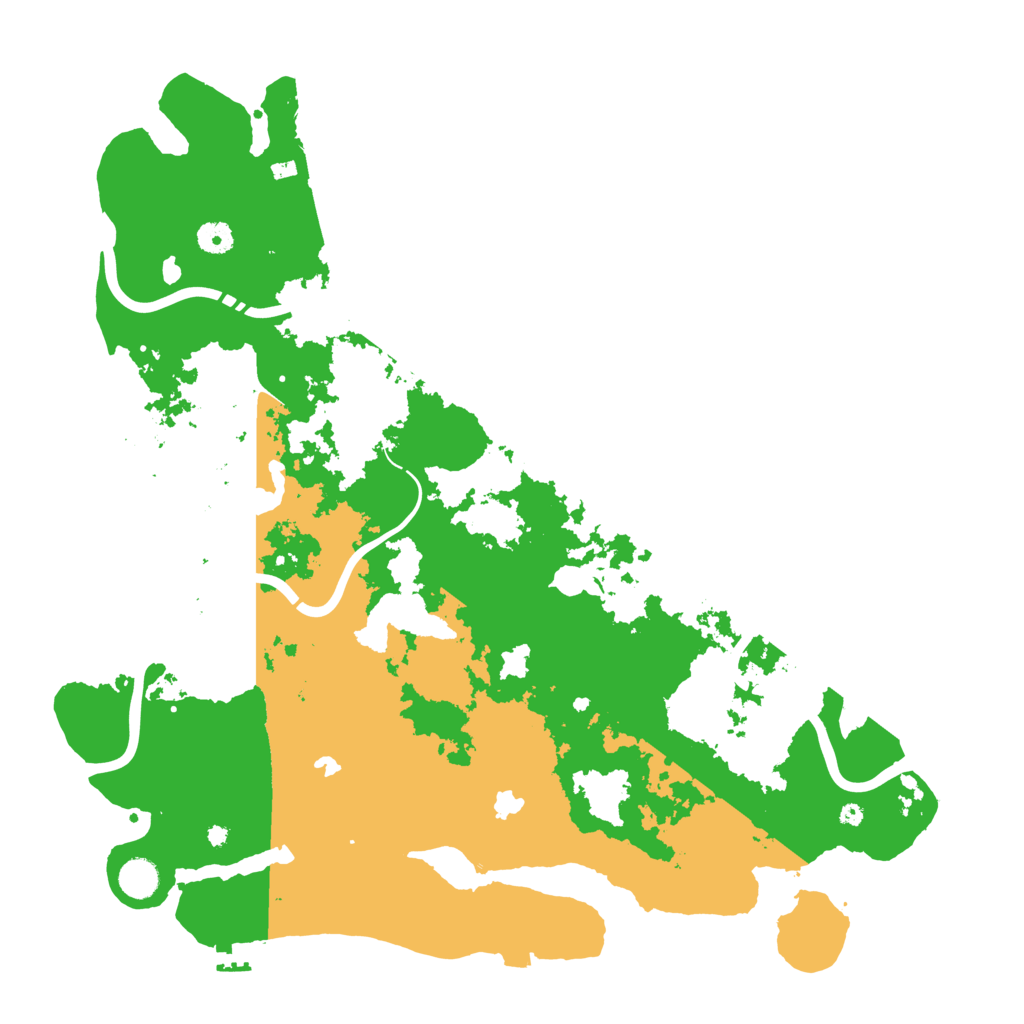Biome Rust Map: Procedural Map, Size: 4500, Seed: 1414770709