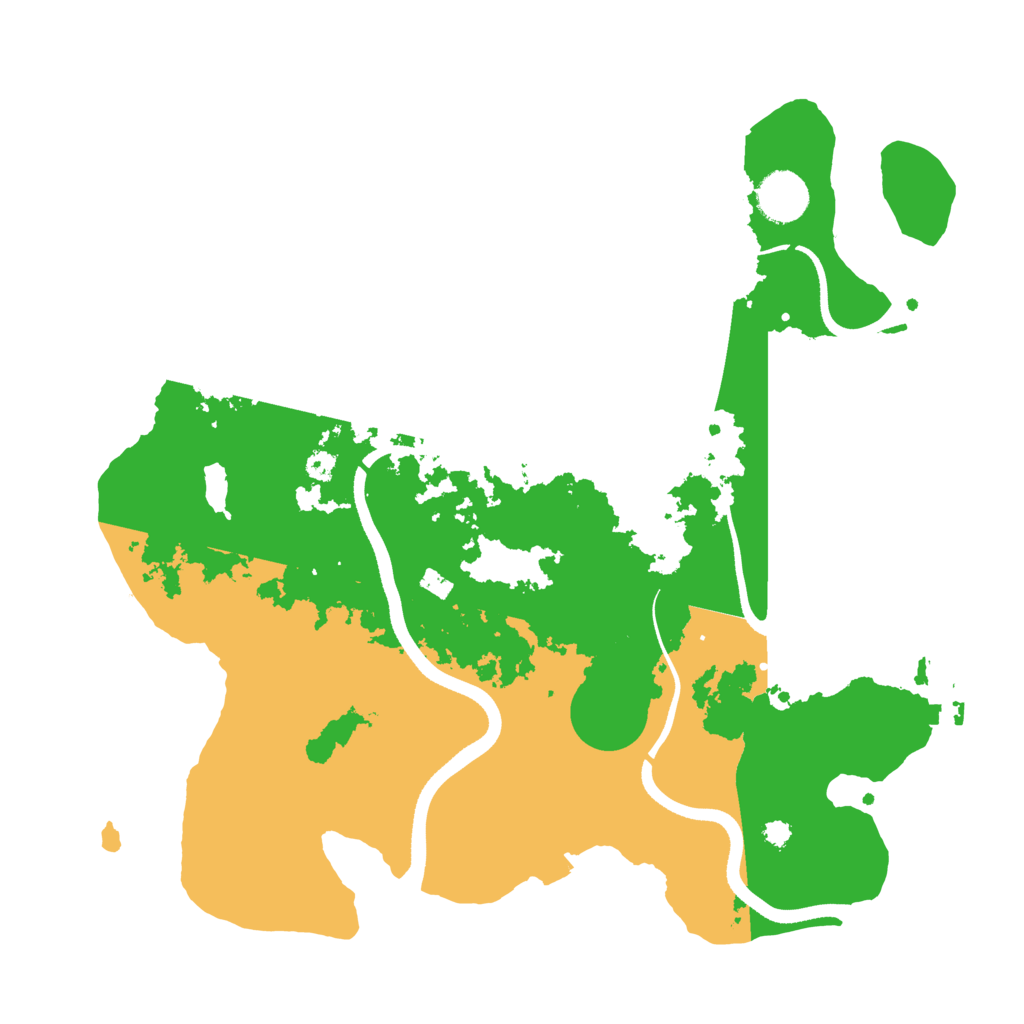 Biome Rust Map: Procedural Map, Size: 3500, Seed: 1029781210