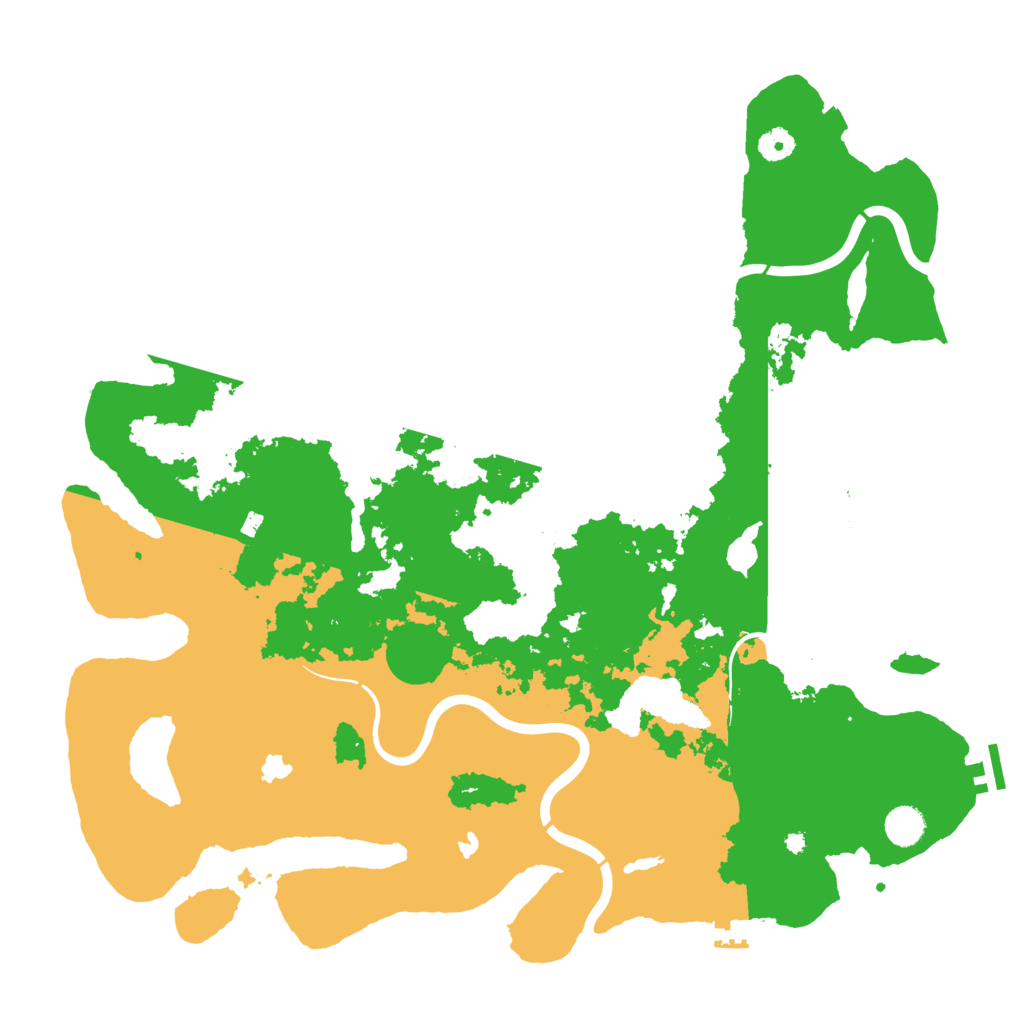 Biome Rust Map: Procedural Map, Size: 4500, Seed: 337275884