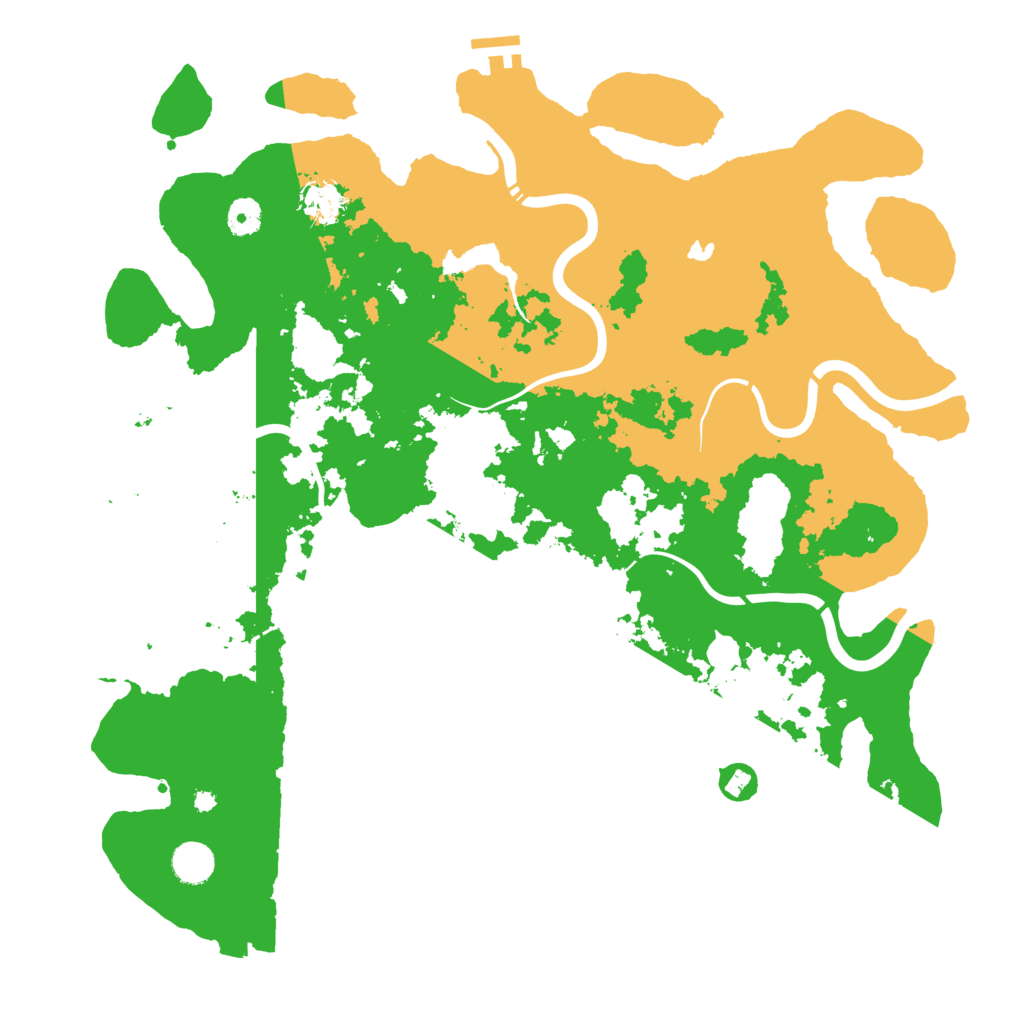 Biome Rust Map: Procedural Map, Size: 4250, Seed: 2090342676