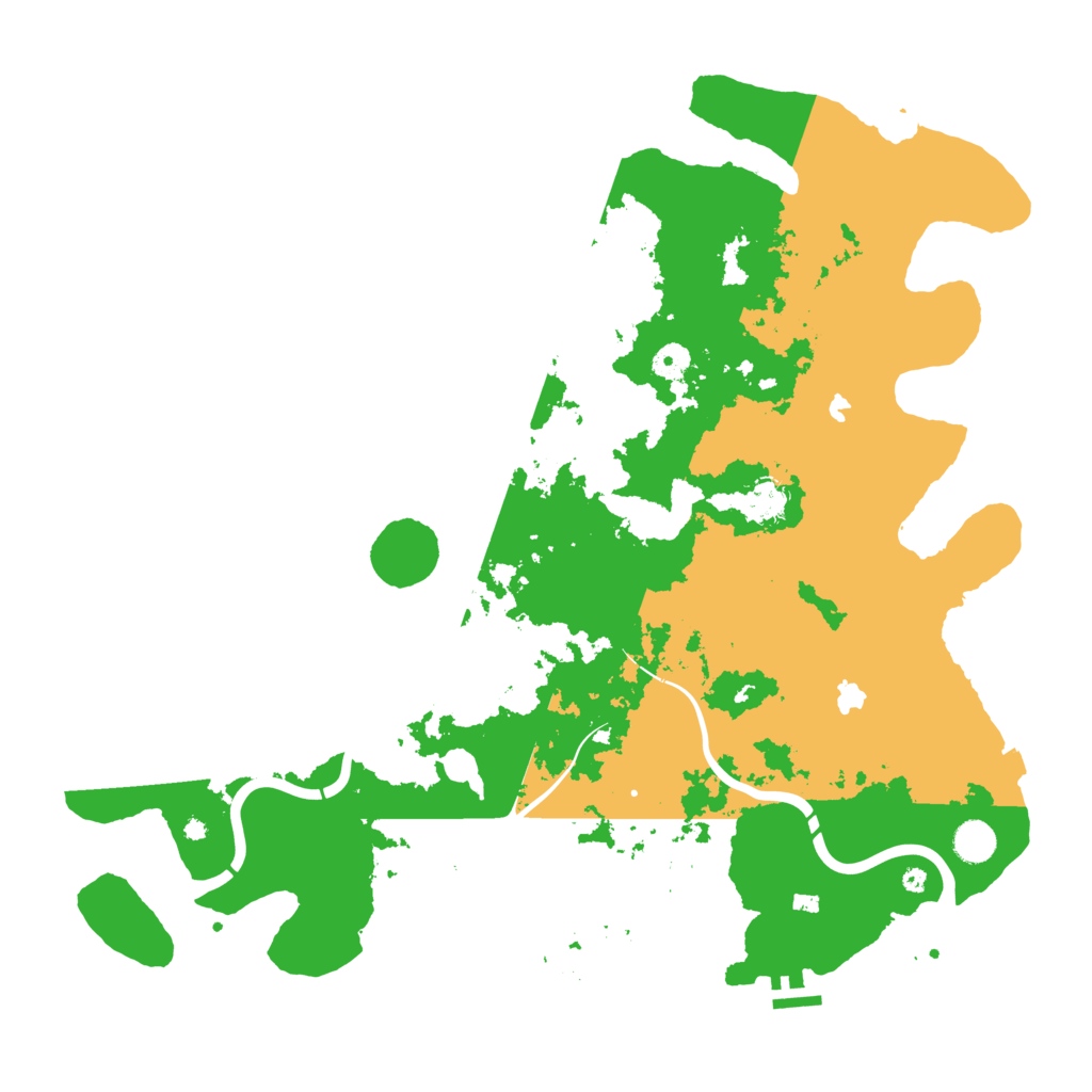 Biome Rust Map: Procedural Map, Size: 4500, Seed: 624840