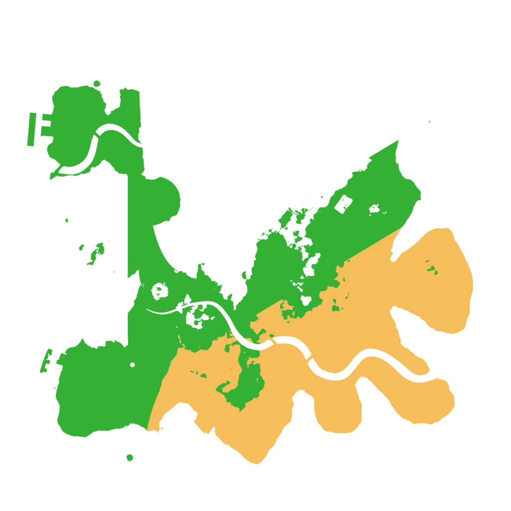 Biome Rust Map: Procedural Map, Size: 3100, Seed: 847344