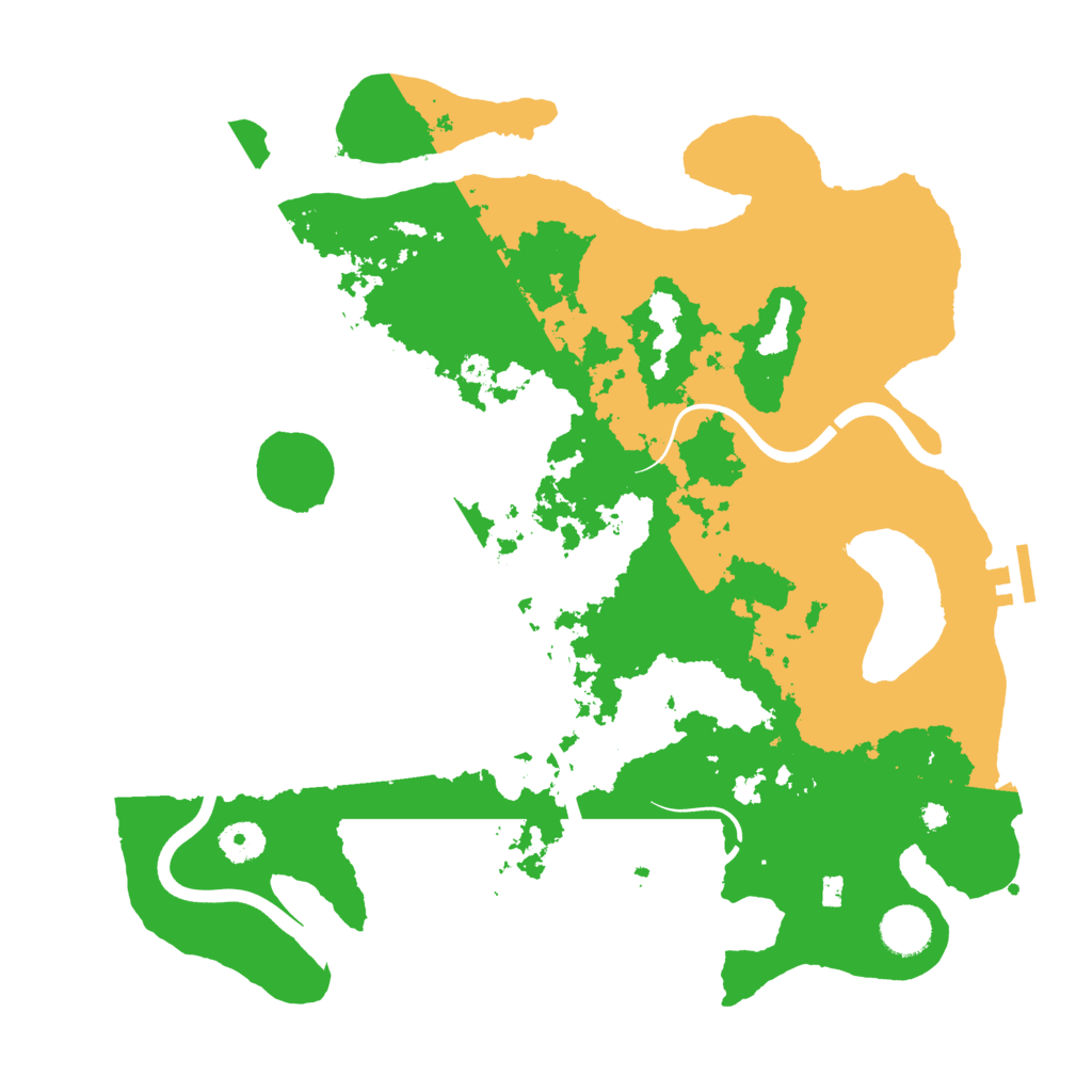 Biome Rust Map: Procedural Map, Size: 3800, Seed: 1325970065