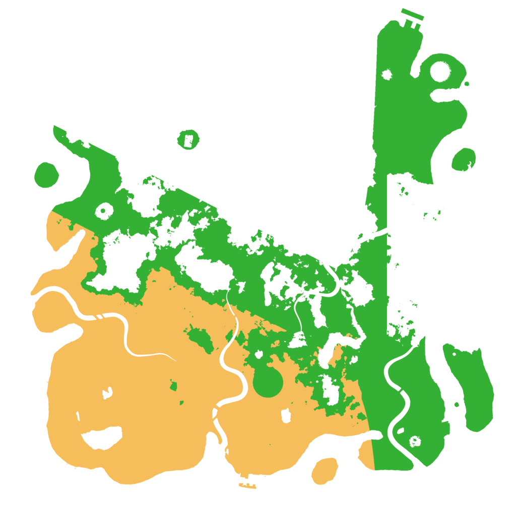 Biome Rust Map: Procedural Map, Size: 4500, Seed: 640730