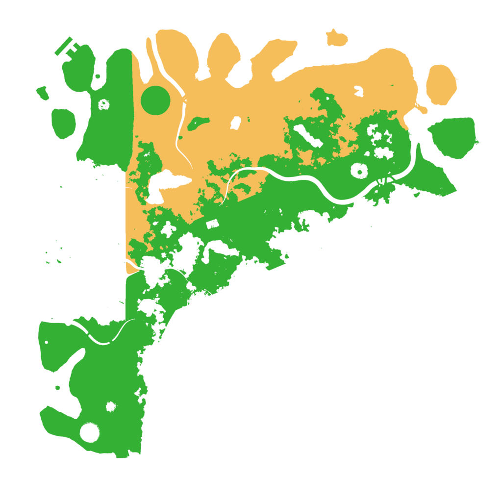 Biome Rust Map: Procedural Map, Size: 4500, Seed: 614824508