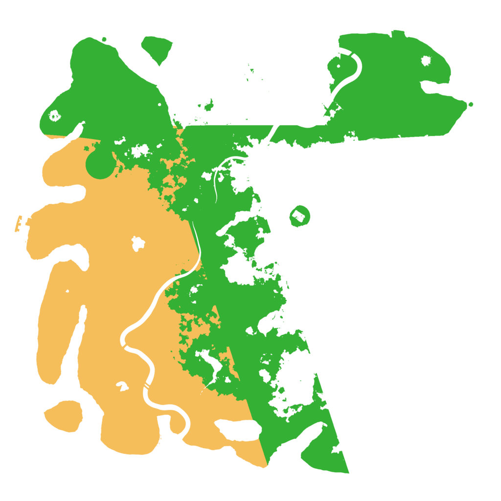 Biome Rust Map: Procedural Map, Size: 4500, Seed: 213840016