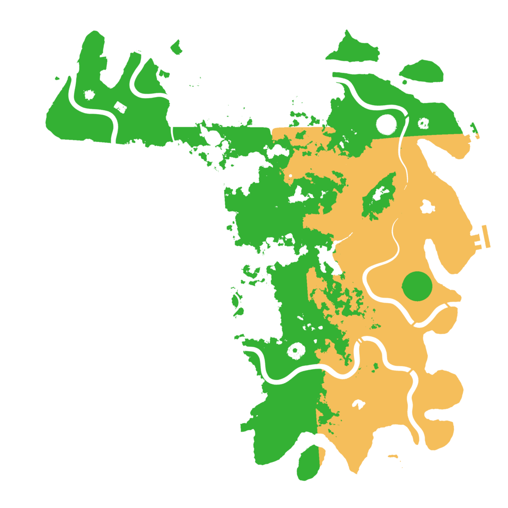 Biome Rust Map: Procedural Map, Size: 4500, Seed: 1734777526