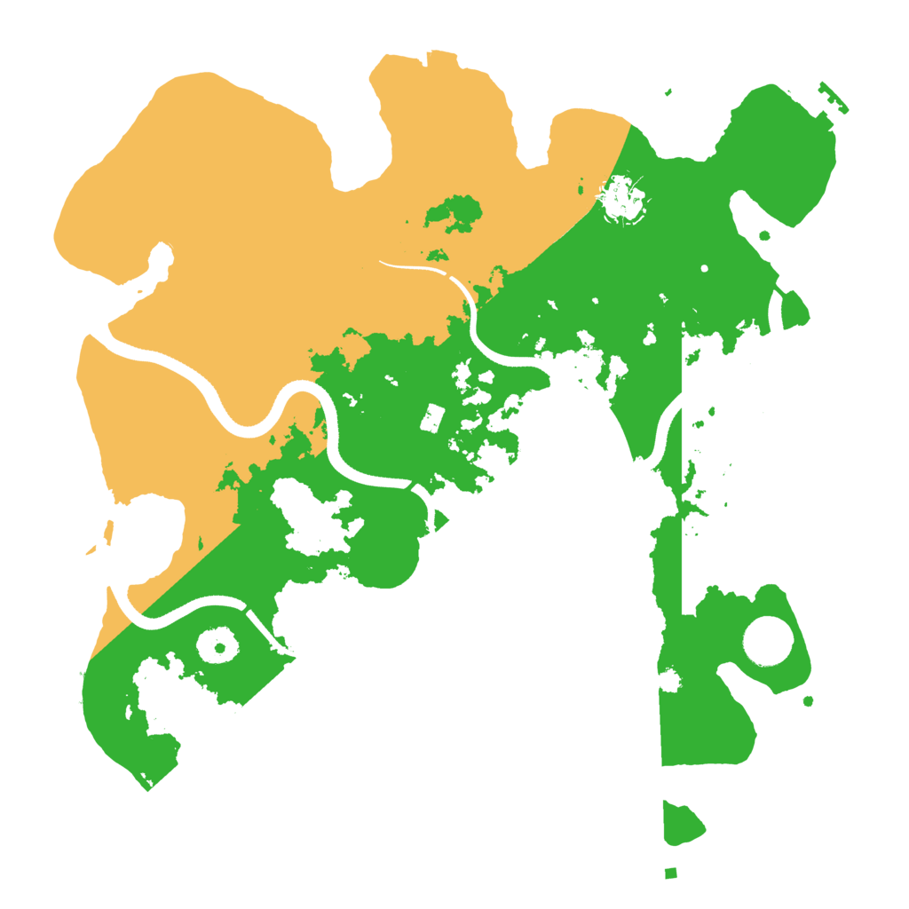 Biome Rust Map: Procedural Map, Size: 3500, Seed: 637184629