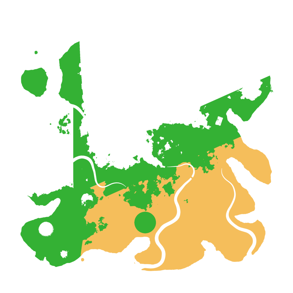 Biome Rust Map: Procedural Map, Size: 3600, Seed: 762697076