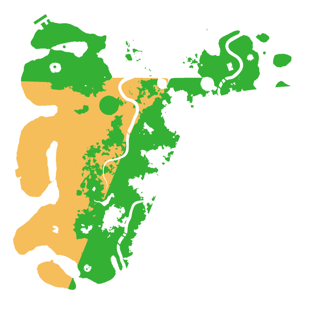 Biome Rust Map: Procedural Map, Size: 4300, Seed: 995444377