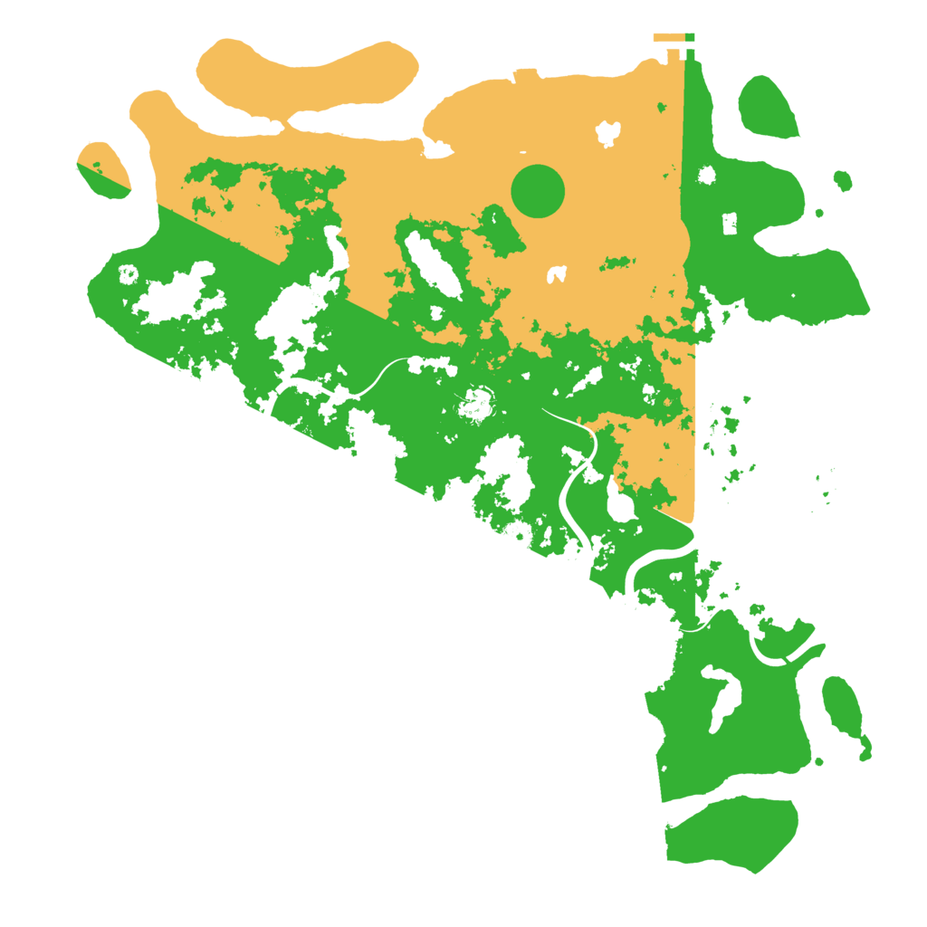 Biome Rust Map: Procedural Map, Size: 4550, Seed: 882335654