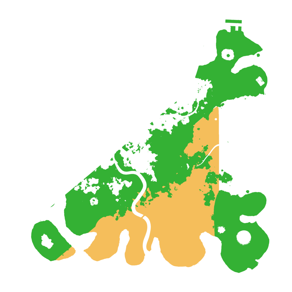 Biome Rust Map: Procedural Map, Size: 3600, Seed: 889240613