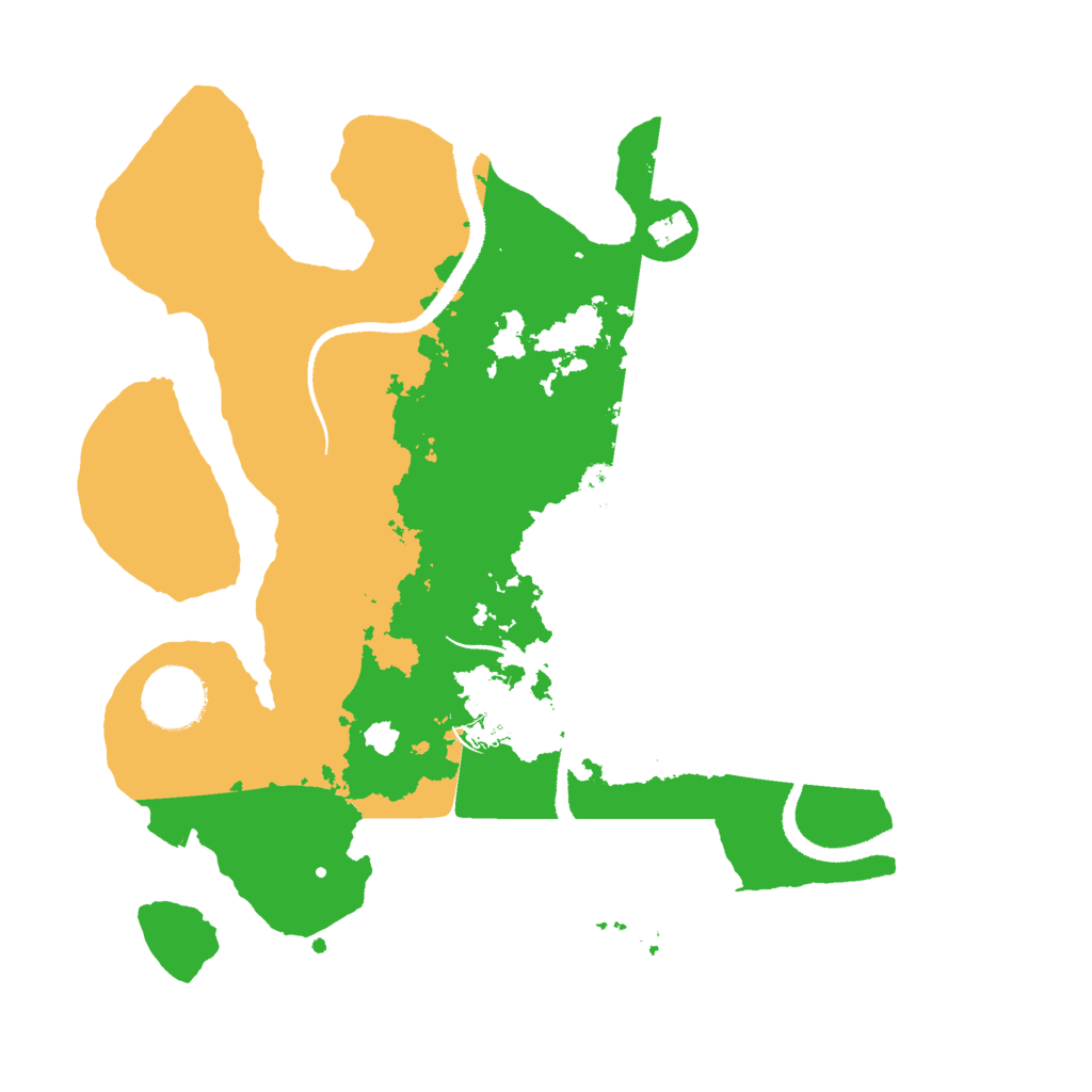 Biome Rust Map: Procedural Map, Size: 3000, Seed: 613783042