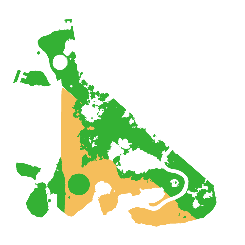 Biome Rust Map: Procedural Map, Size: 3000, Seed: 296149211