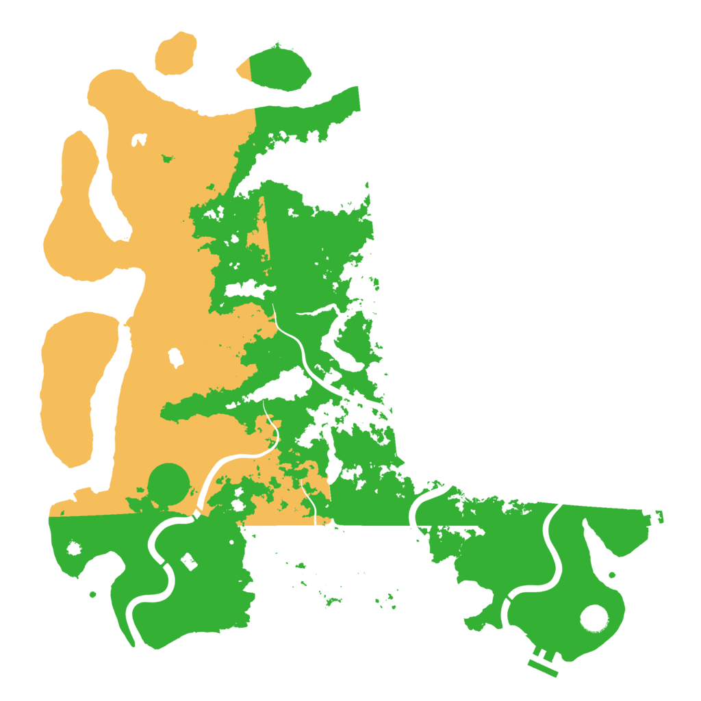 Biome Rust Map: Procedural Map, Size: 4500, Seed: 1883627057