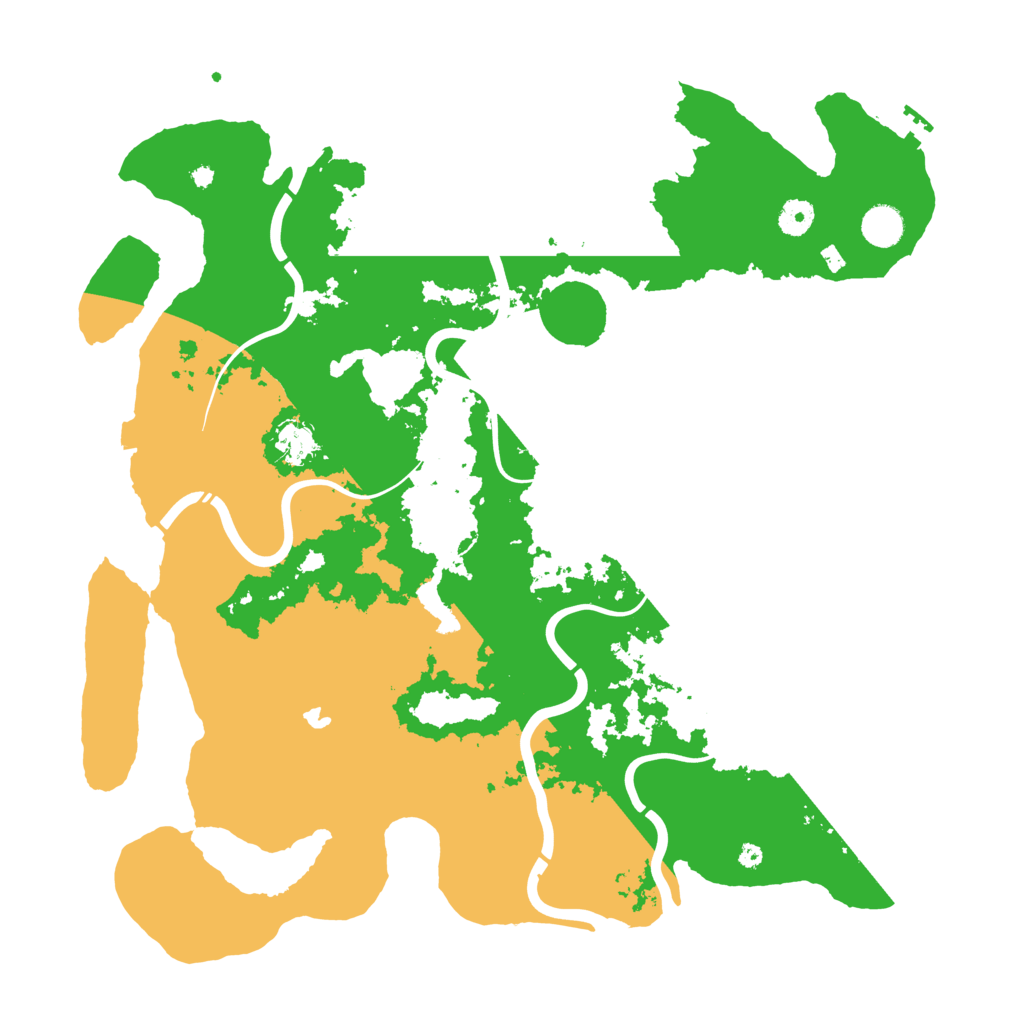 Biome Rust Map: Procedural Map, Size: 4300, Seed: 669940026