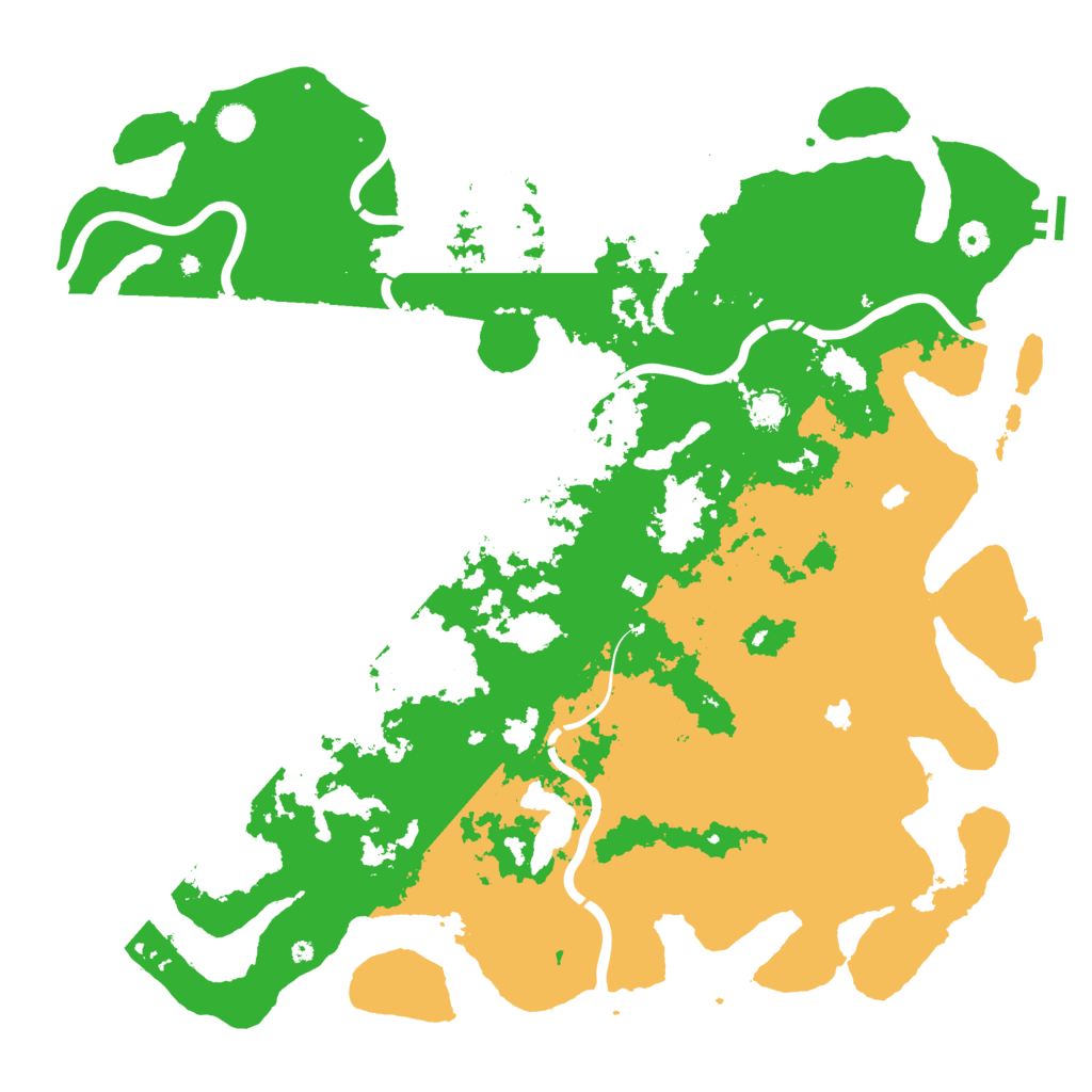 Biome Rust Map: Procedural Map, Size: 5000, Seed: 1949233526