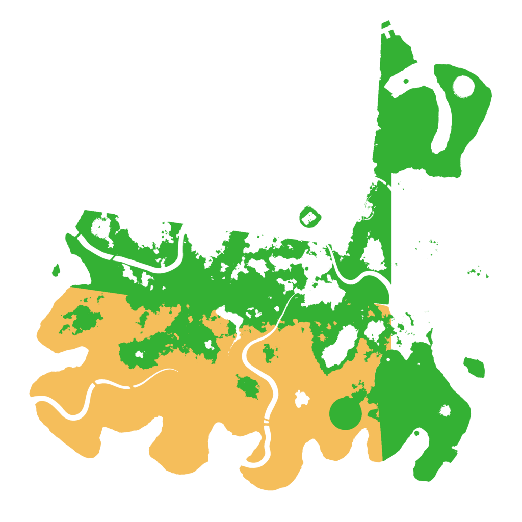Biome Rust Map: Procedural Map, Size: 4250, Seed: 1189796921