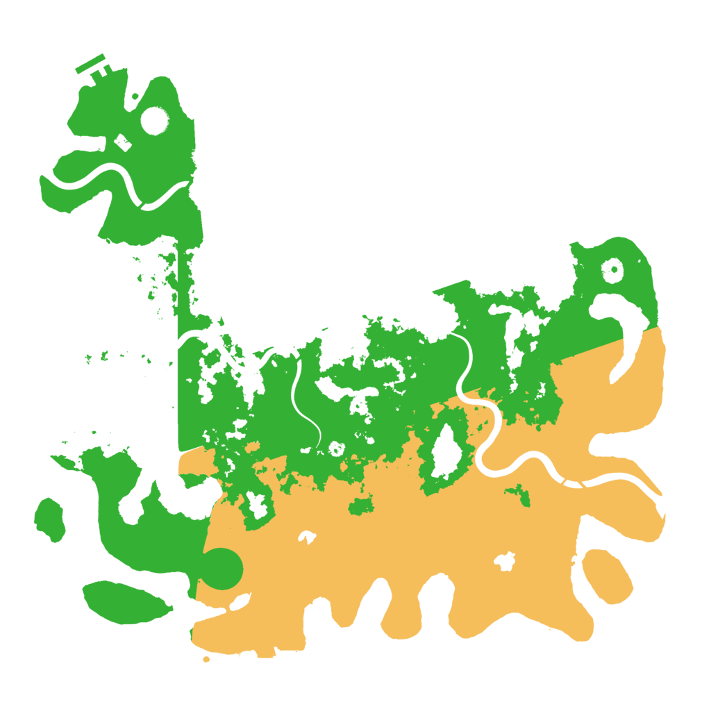 Biome Rust Map: Procedural Map, Size: 4500, Seed: 420929149