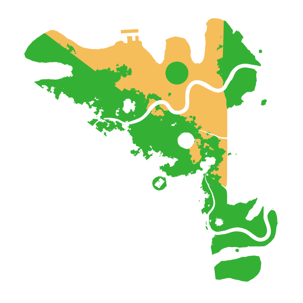 Biome Rust Map: Procedural Map, Size: 3500, Seed: 1853531936