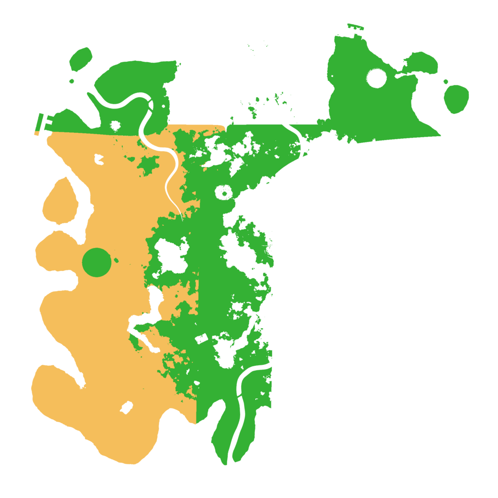 Biome Rust Map: Procedural Map, Size: 4500, Seed: 1751999022