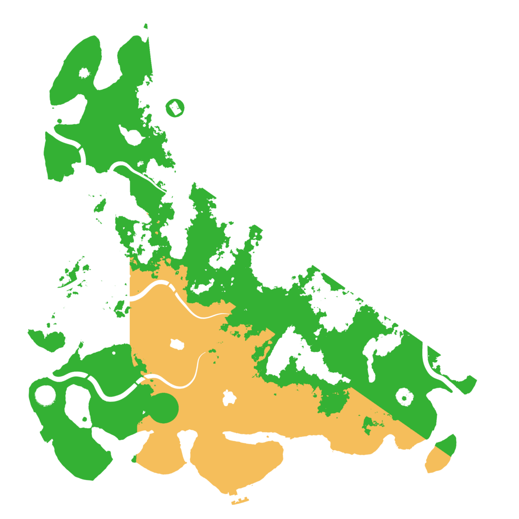 Biome Rust Map: Procedural Map, Size: 4500, Seed: 938365749