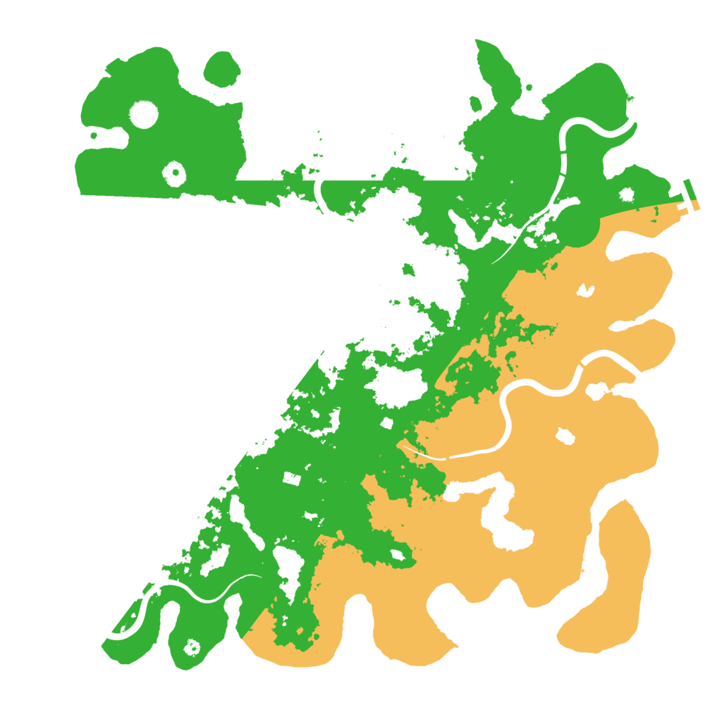Biome Rust Map: Procedural Map, Size: 4500, Seed: 260545281