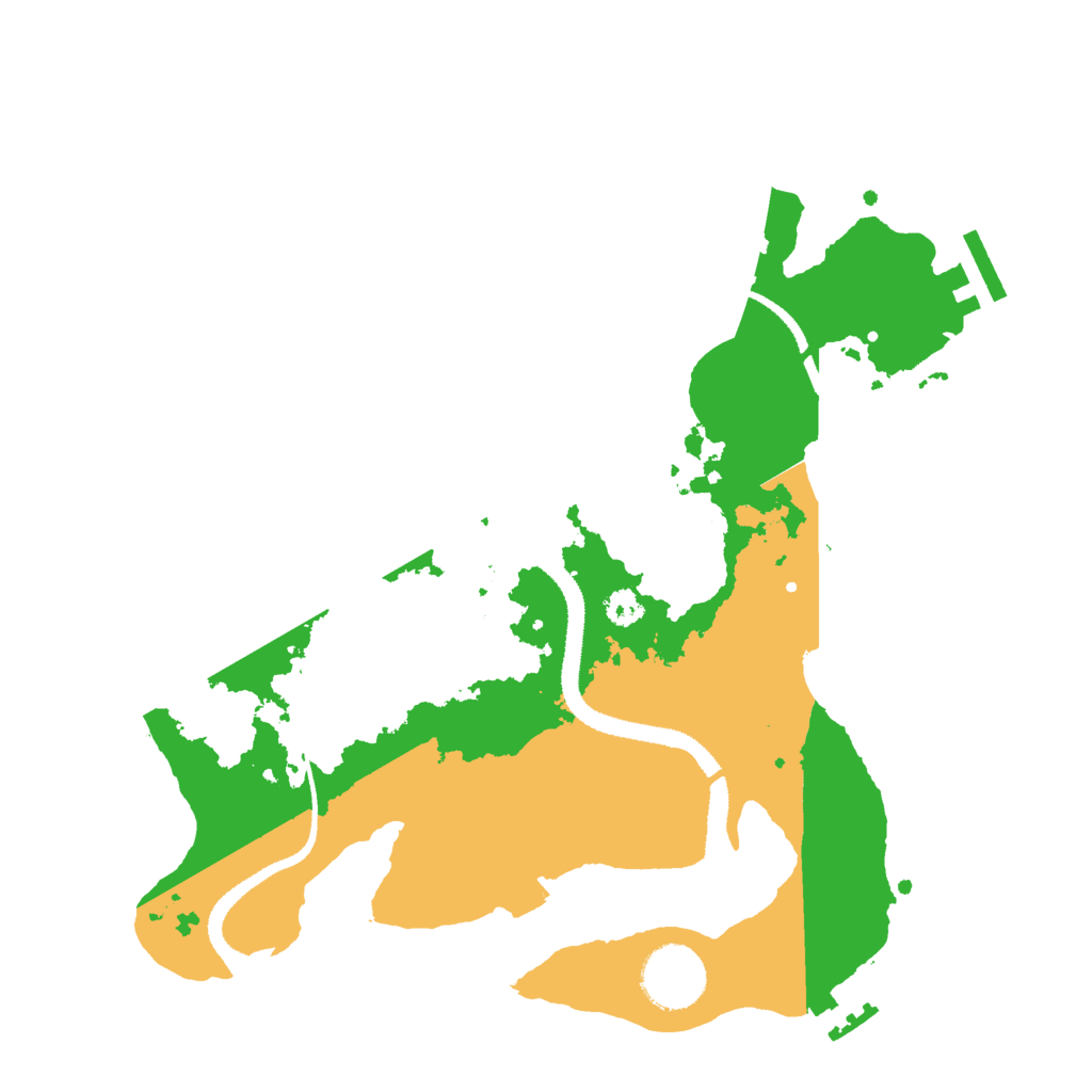 Biome Rust Map: Procedural Map, Size: 3000, Seed: 911639488