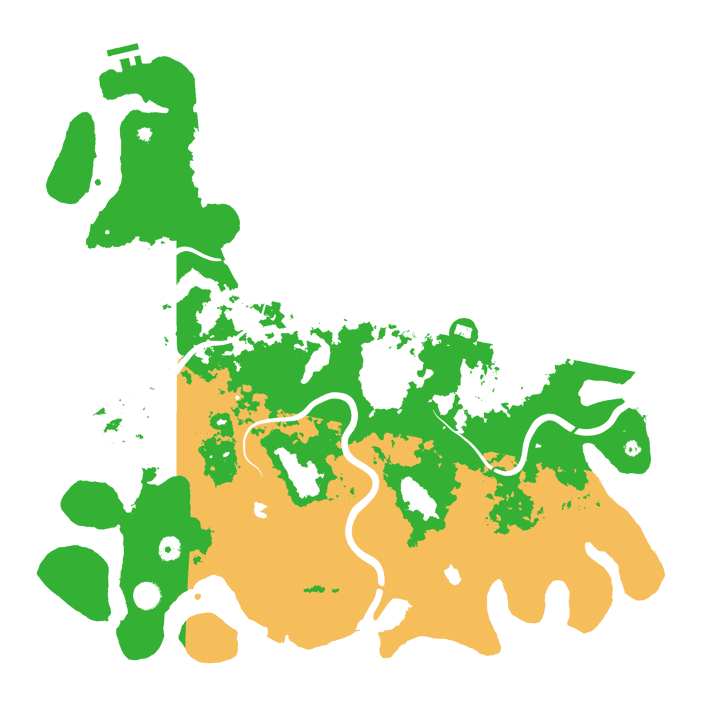 Biome Rust Map: Procedural Map, Size: 4500, Seed: 853338428