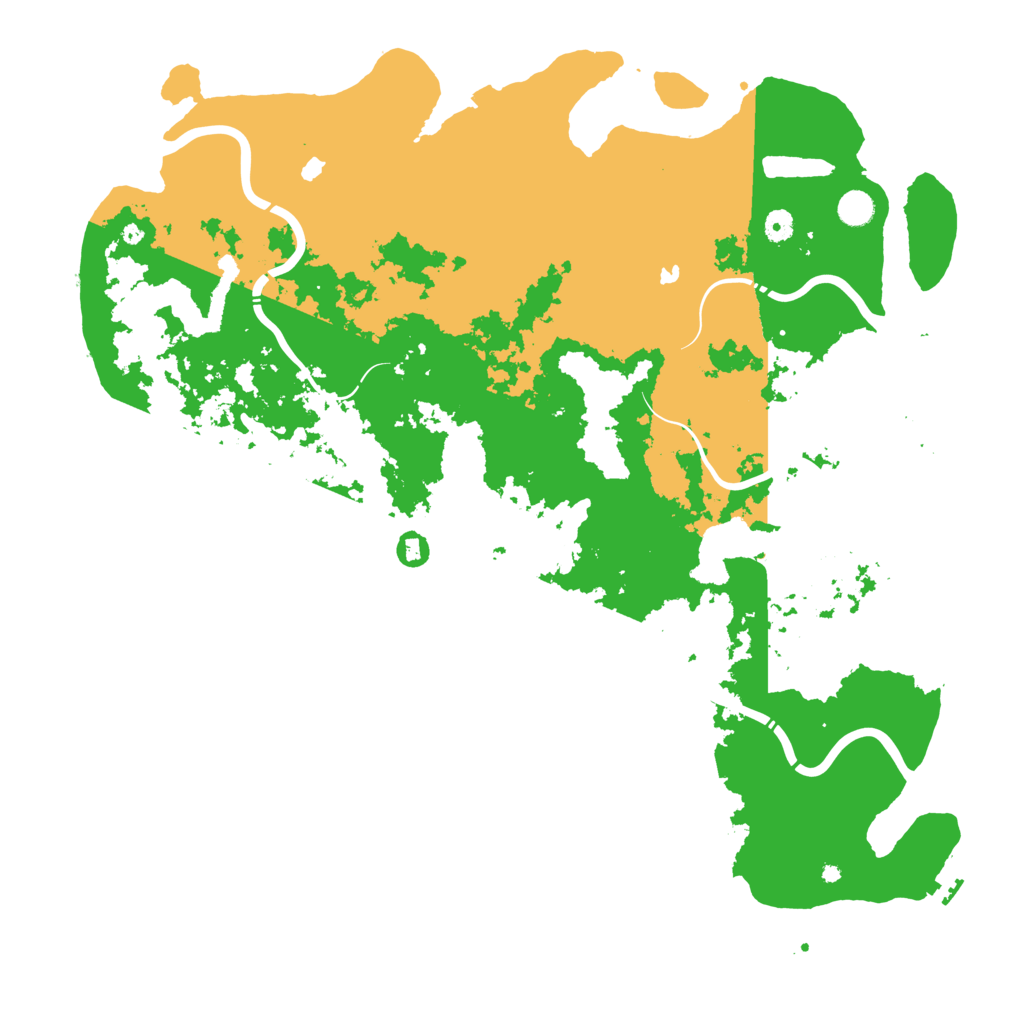 Biome Rust Map: Procedural Map, Size: 5000, Seed: 364193236