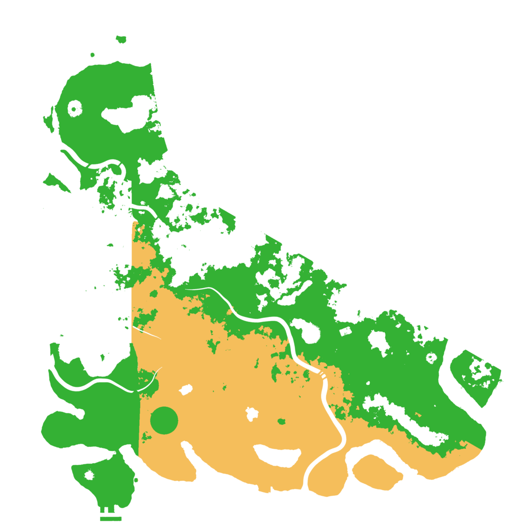Biome Rust Map: Procedural Map, Size: 5000, Seed: 1457061012