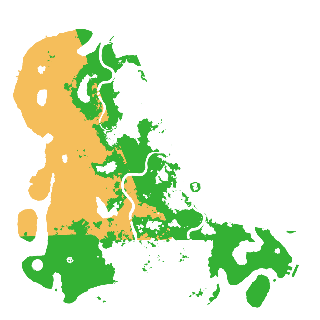 Biome Rust Map: Procedural Map, Size: 5000, Seed: 889538489