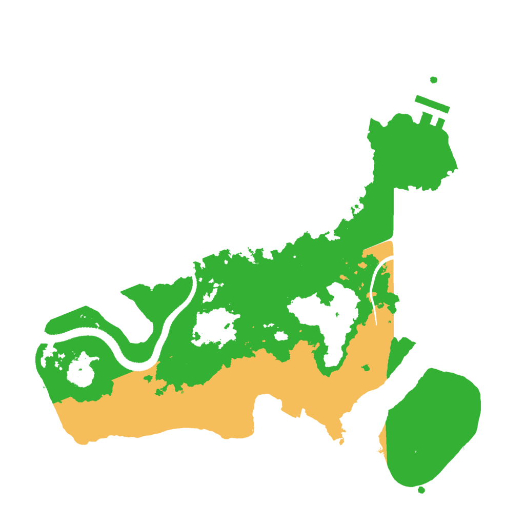 Biome Rust Map: Procedural Map, Size: 3000, Seed: 1084120145