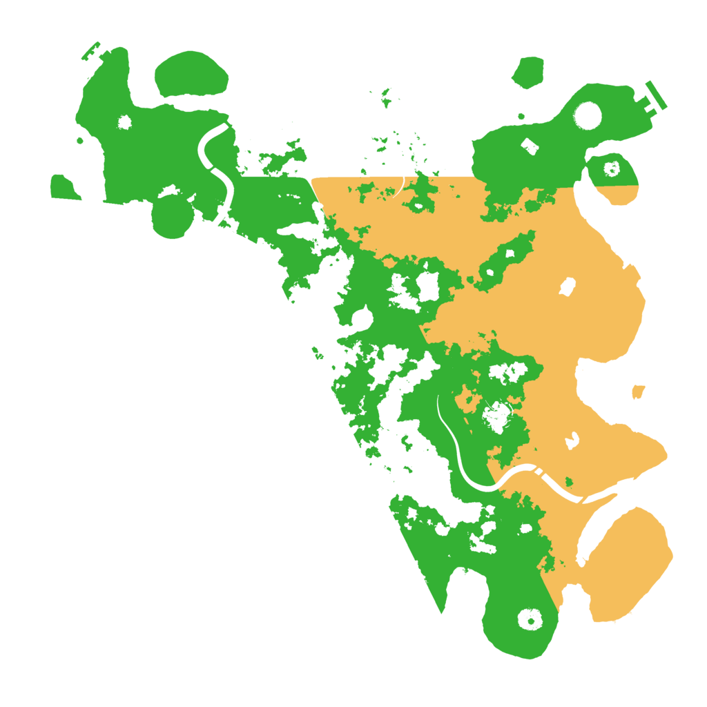 Biome Rust Map: Procedural Map, Size: 4500, Seed: 785637