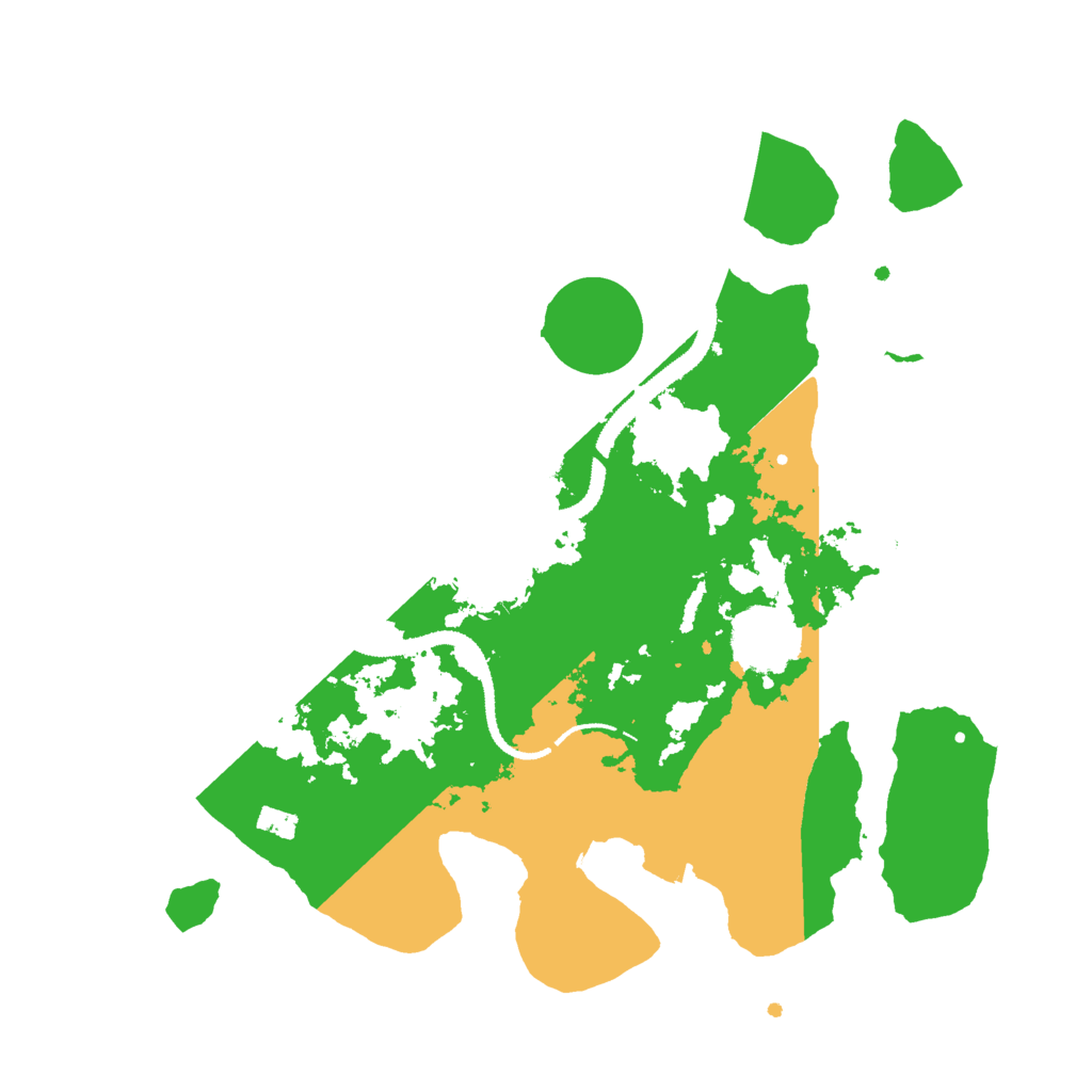 Biome Rust Map: Procedural Map, Size: 3000, Seed: 2079922292