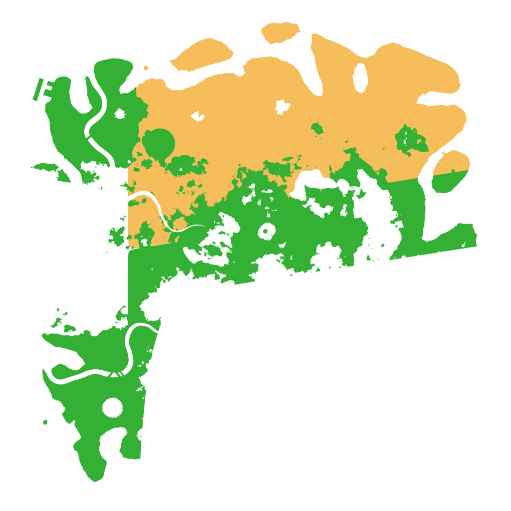 Biome Rust Map: Procedural Map, Size: 4500, Seed: 731800590