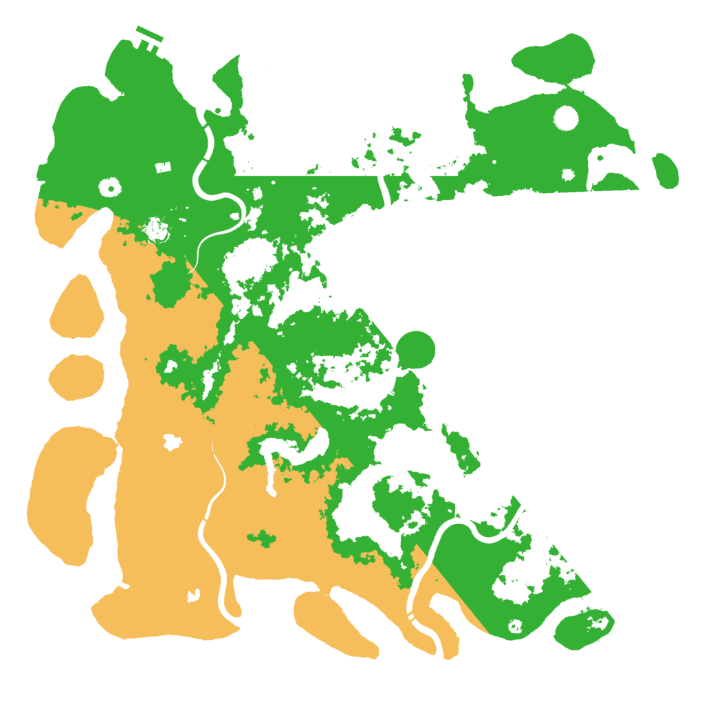 Biome Rust Map: Procedural Map, Size: 5000, Seed: 2113013598