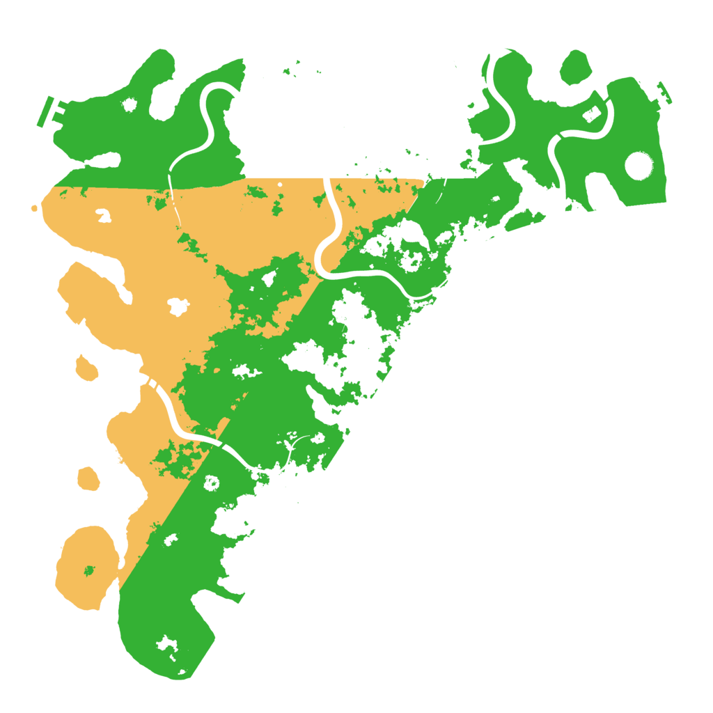 Biome Rust Map: Procedural Map, Size: 4500, Seed: 524943136