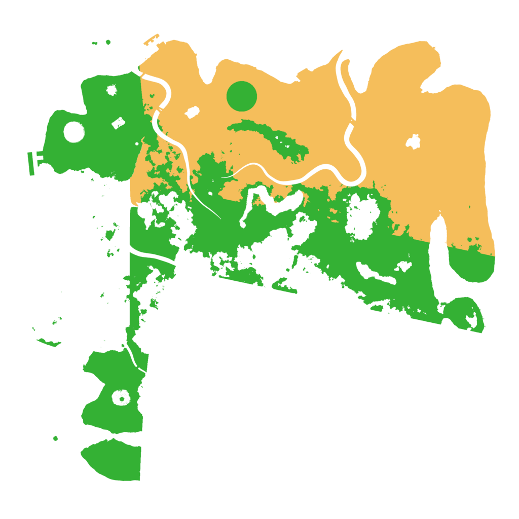 Biome Rust Map: Procedural Map, Size: 4500, Seed: 705326