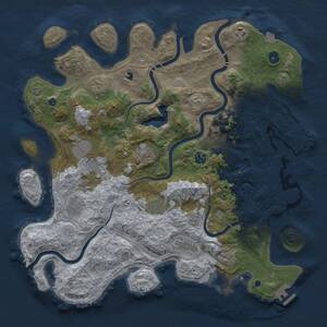 Thumbnail Rust Map: Procedural Map, Size: 4250, Seed: 923874898, 15 Monuments