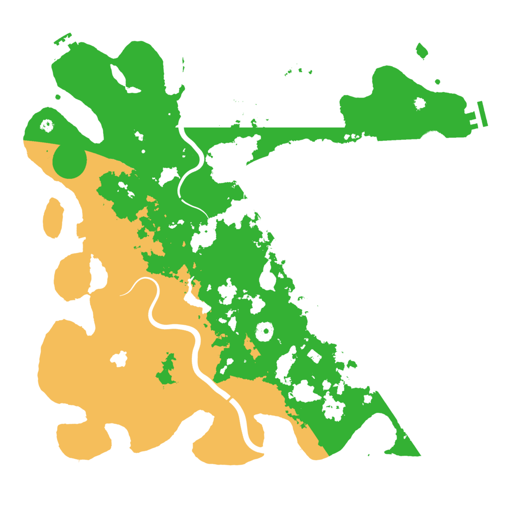 Biome Rust Map: Procedural Map, Size: 4000, Seed: 2077883189