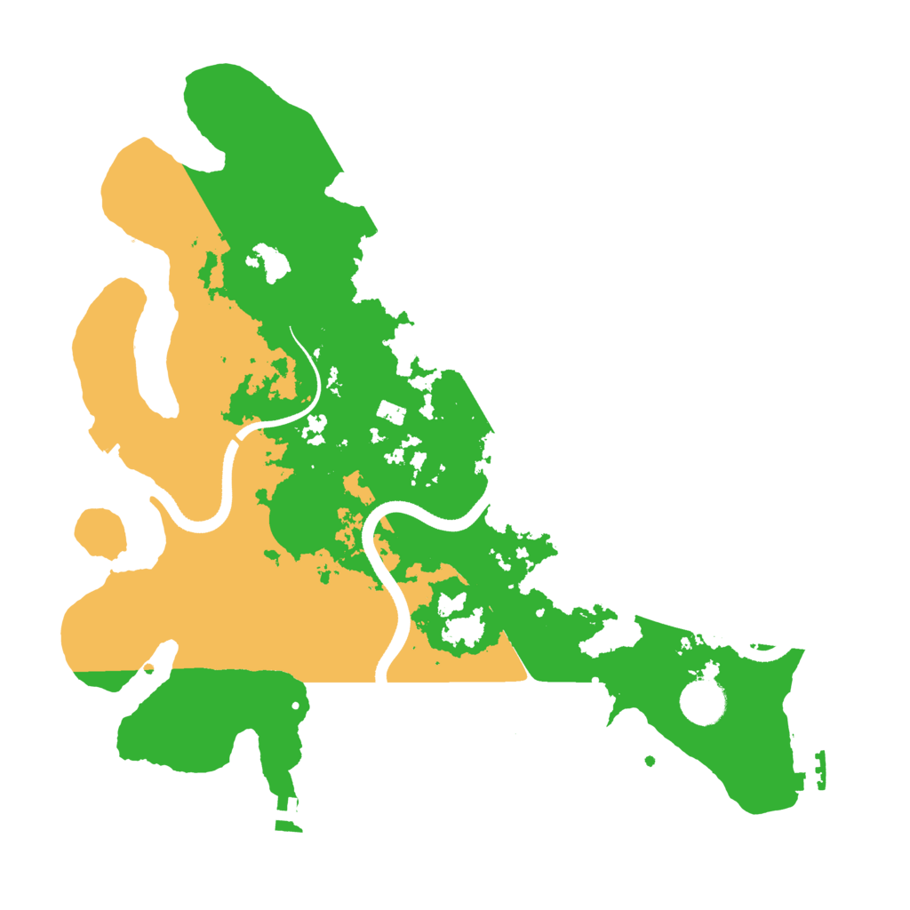 Biome Rust Map: Procedural Map, Size: 3500, Seed: 773306