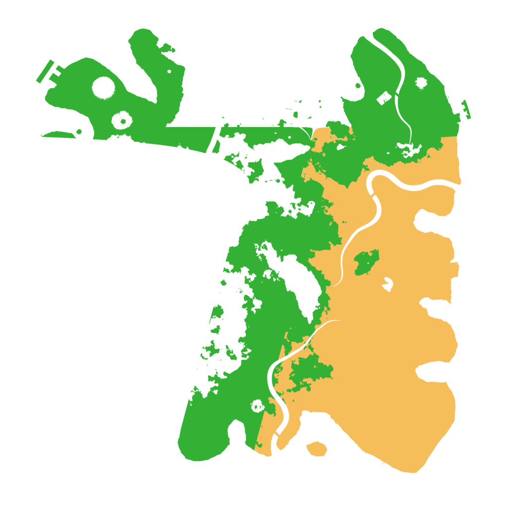 Biome Rust Map: Procedural Map, Size: 4000, Seed: 622709