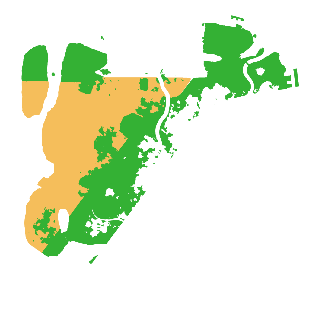 Biome Rust Map: Procedural Map, Size: 3500, Seed: 1571851074