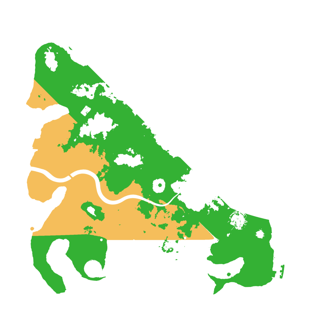 Biome Rust Map: Procedural Map, Size: 3500, Seed: 690290882