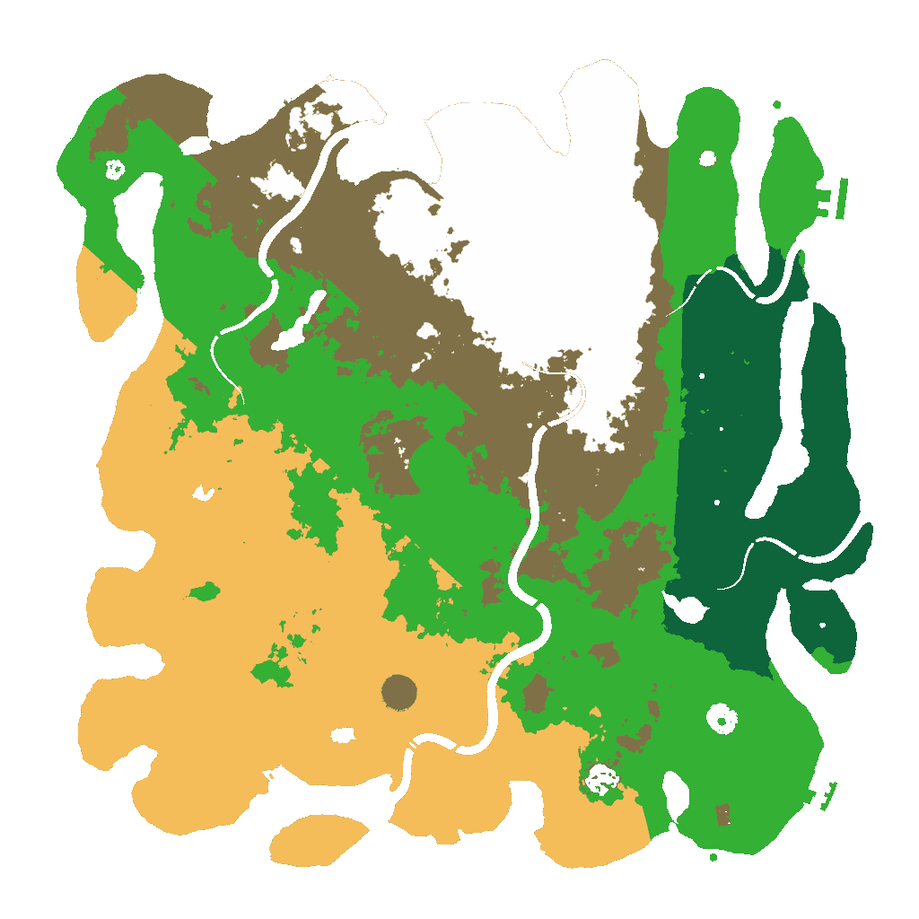 Biome Rust Map: Procedural Map, Size: 4500, Seed: 1393735046