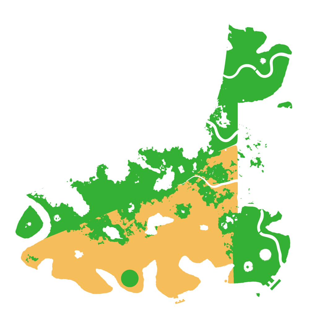 Biome Rust Map: Procedural Map, Size: 4800, Seed: 55154104