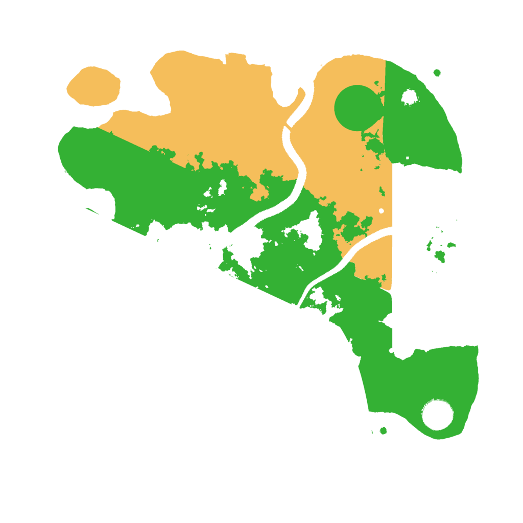 Biome Rust Map: Procedural Map, Size: 3000, Seed: 1474168430
