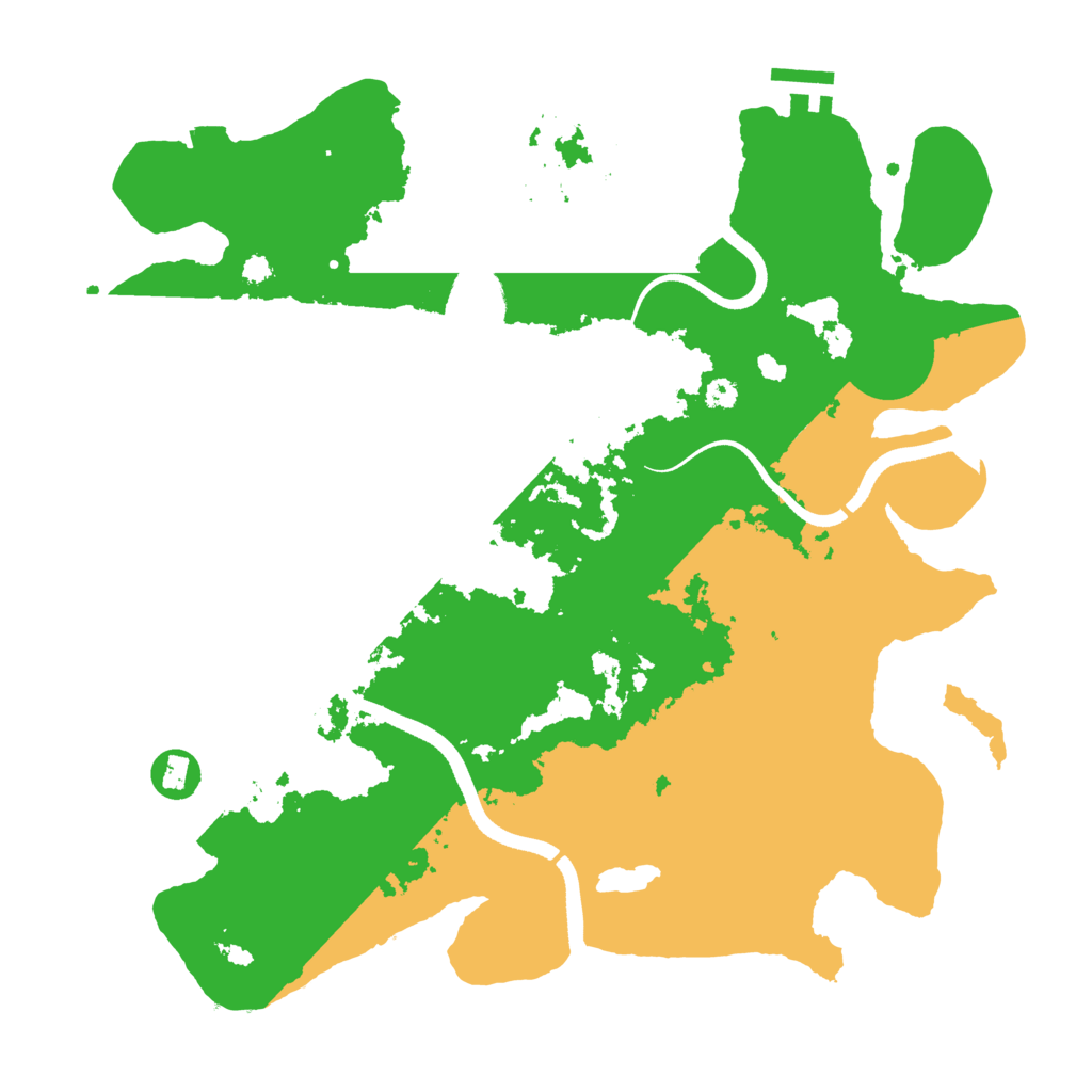 Biome Rust Map: Procedural Map, Size: 3500, Seed: 1702695022